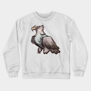 Cute Eagle Drawing Crewneck Sweatshirt